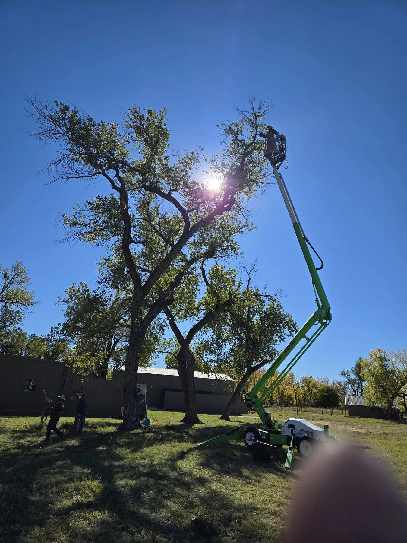 Working safely above the property